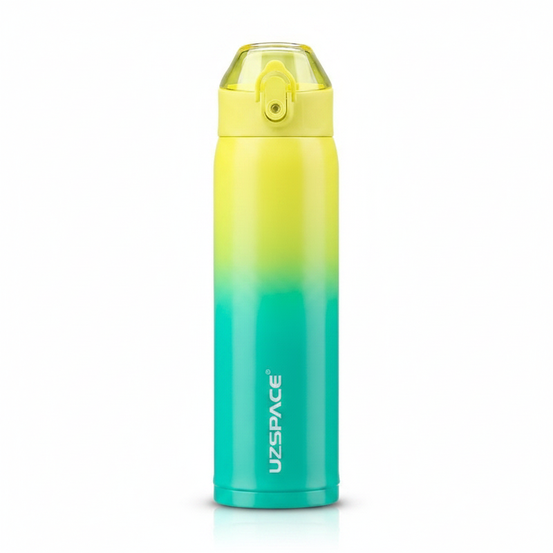 Garrafa Térmica WOO-SENSE UZSPACE® — Amarelo e Verde