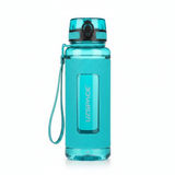 Garrafa Esporte Crystal Colors UZSPACE® — Azul Ciano