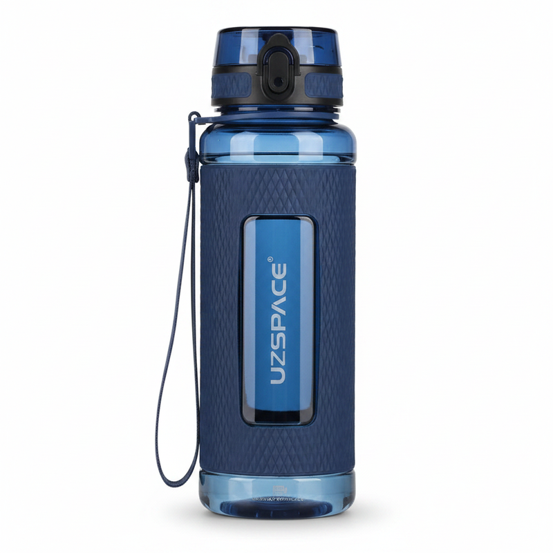 Garrafa Esporte Crystal Colors UZSPACE® — Azul Oceano