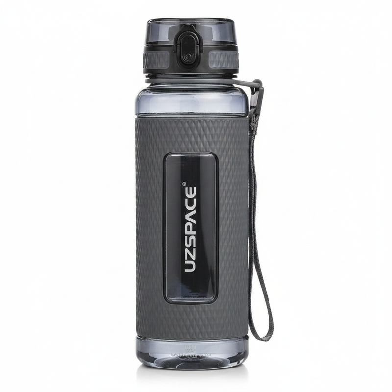 Garrafa Esporte Crystal Colors UZSPACE® — Cinza Casca