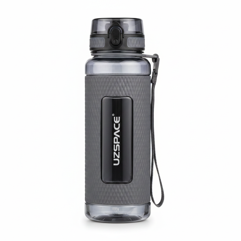 Garrafa Gym Colors UZSPACE® — Cinza Casca